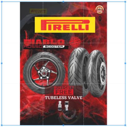 Pirelli Diablo Rosso Scooter Tubeless Tyre Yamaha Nvx Xmax Tmax Sym