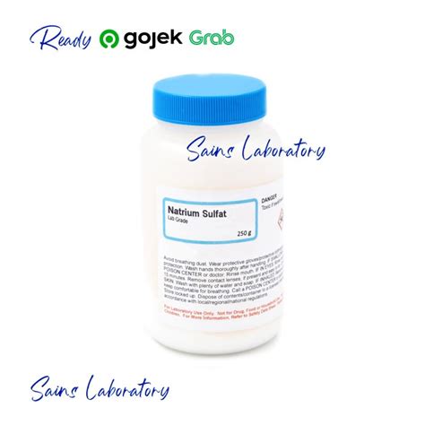 Jual Sodium Sulfate Natrium Sulfat Na So Gr Serbuk Original