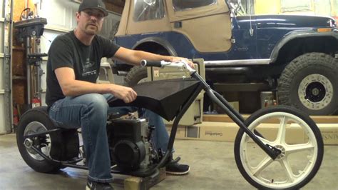 Mini Chopper Ride Custom Built Motorcycle Youtube