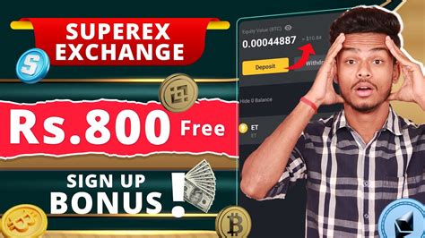 Huge Crypto Loot For All User Superex Exchange Offer Rs On