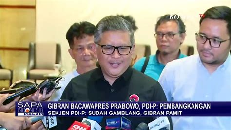 Pdip Sebut Gibran Pembangkang Usai Resmi Diusung Jadi Bacawapres