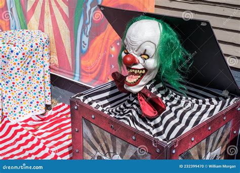 Scary Clown Jack In The Box Editorial Image CartoonDealer 232399470