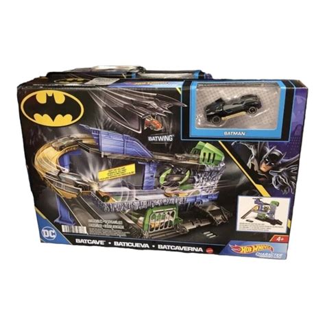 Mavin Mattel Hot Wheels DC Batcave Playset With Batman Character Car NEW