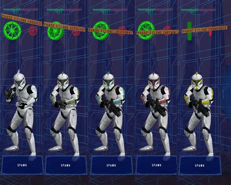 Clone Ranks image - Legends Mod Battlefront 1 Version for Star Wars Battlefront - Mod DB