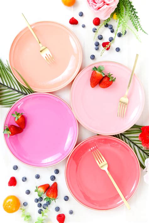 DIY It - Custom Colored Glass Plates - A Kailo Chic Life