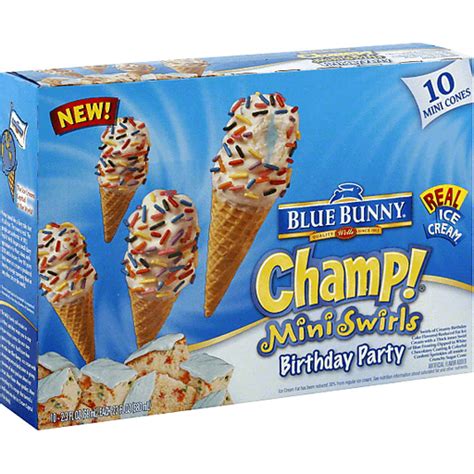 Birthday Cake Ice Cream Blue Bunny