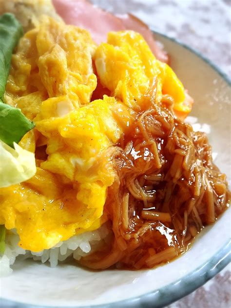 簡単朝食に♪いり卵となめたけ丼 By おうちごはん 【クックパッド】 簡単おいしいみんなのレシピが395万品