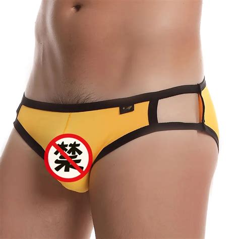 Cueca Gay Underwrwear Jockstraps Bikini Hipster Brand Tights Slip Ice Silk Nylon Hollow