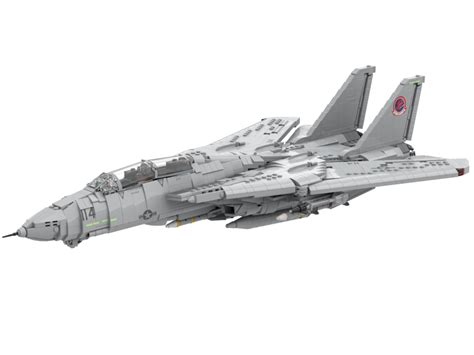 F-14A Tomcat (Top Gun) DIGITAL INSTRUCTIONS – Plane Bricks