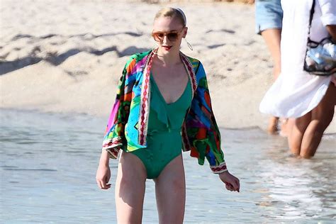 Sophie Turner Wore Plunging Teal Swimsuit on Movie Set: Get the Look