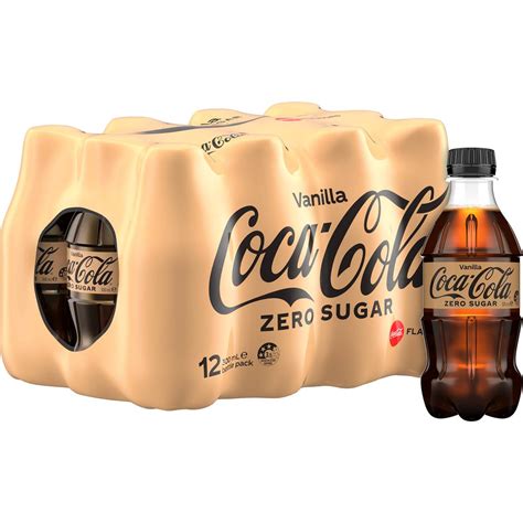 Coca Cola Vanilla Zero Sugar Soft Drink Mini Bottles X Ml