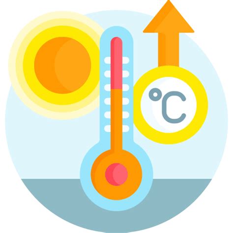 La Temperatura Iconos Gratis De Clima