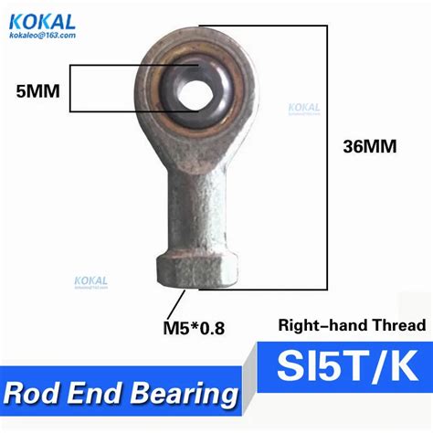 Si T K High Quality Right Hand Female Thread Rod Ends Joint Bearing