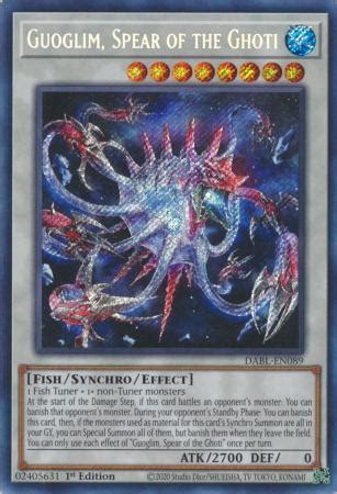 Guoglim Spear Of The Ghoti DABL EN089 Prices YuGiOh Darkwing Blast