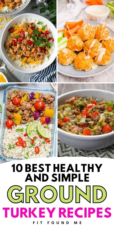 10 Best Healthy and Simple Ground Turkey Recipes | Ground turkey ...