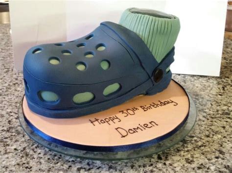 Croc Shoe Cake Funny Birthday Cakes Crocodile Cake Dad Birthday Cakes