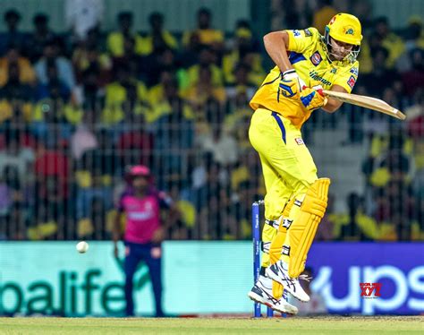 Chennai: CSK batsman Shivam Dube plays a shot during the IPL 2023 match ...