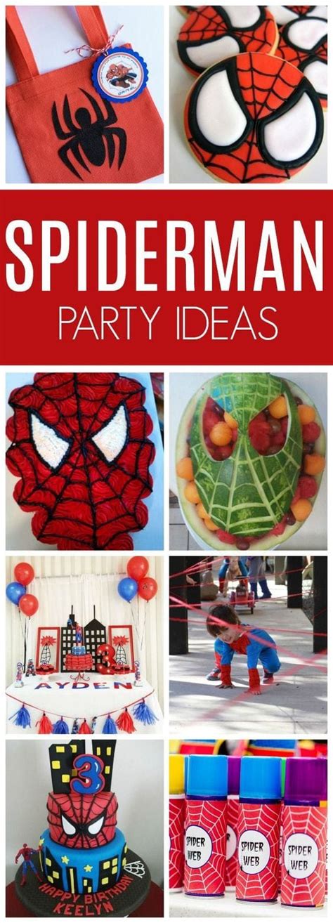 Diy Spider Man Birthday Party Ideas