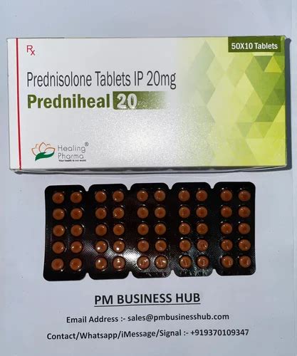 Predniheal 20 Prednisolone Tablets 20mg At Rs 300stripe In Nagpur