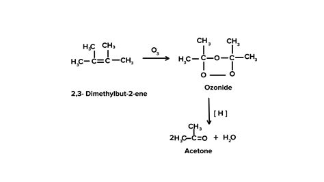 Which Alkene Gives Only Acetone On Ozonolysis