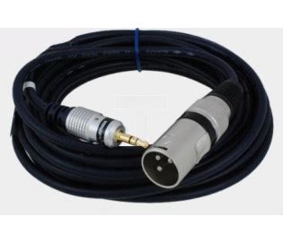 Kabel przyłącze Hi End wtyk XLR wtyk Jack 3 5 stereo MK31 5 0m