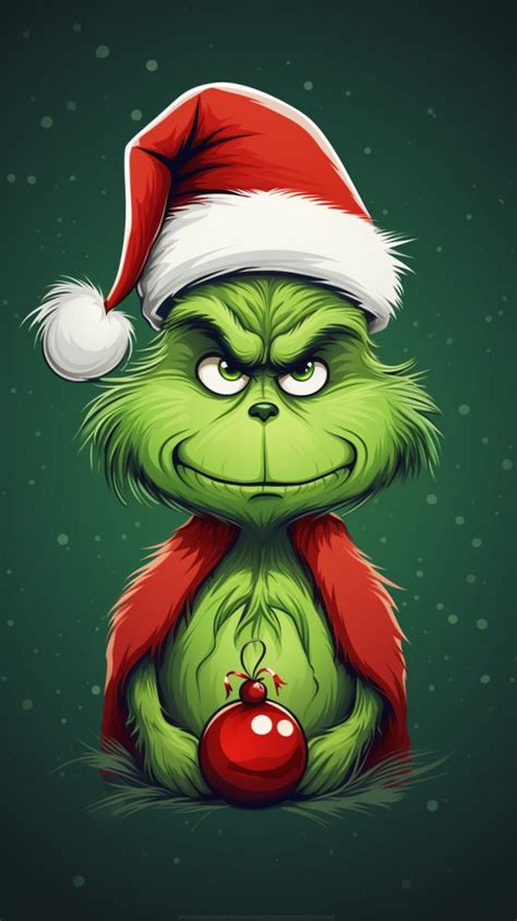 Christmas Grinch IPhone Wallpaper Etsy