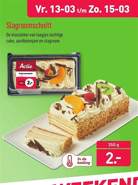 Slagroomschnitt Aanbieding Bij ALDI 1Folders Nl