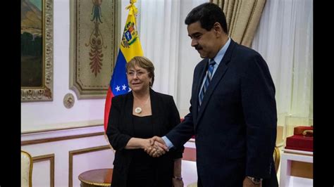 Bachelet Reconoce Con Informe La Naturaleza Criminal De Nicol S Maduro