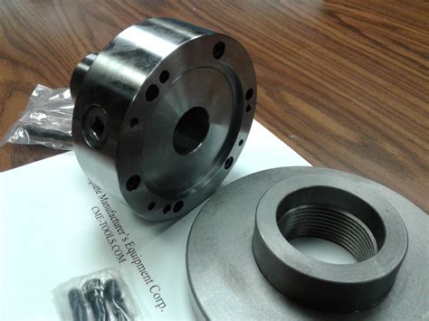 5c Collet Chuck With 2 1 4 8 Semi Finished Adapter Plate Chuck Dia 5 Cme Tools