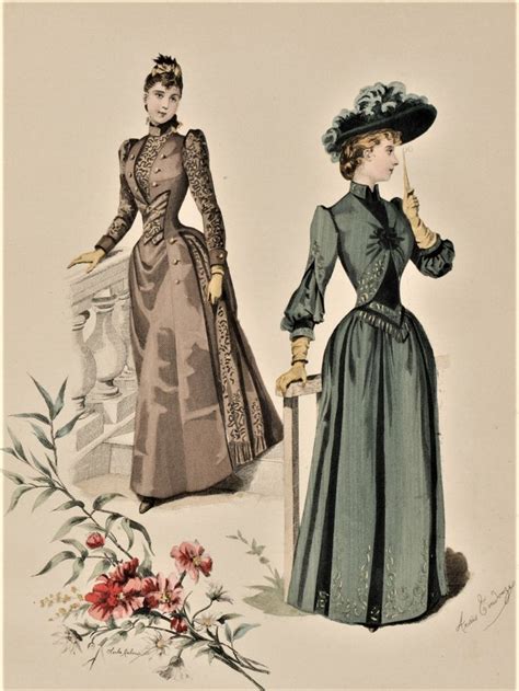 La Mode Illustree - 1890 | Fashion illustration vintage, 1890s fashion ...