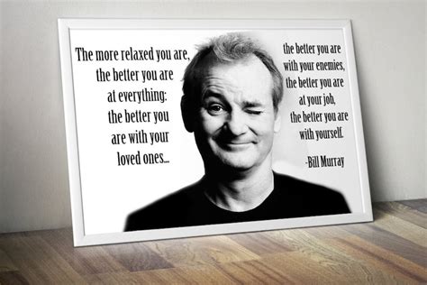 Bill Murray Inspirational Poster - Etsy