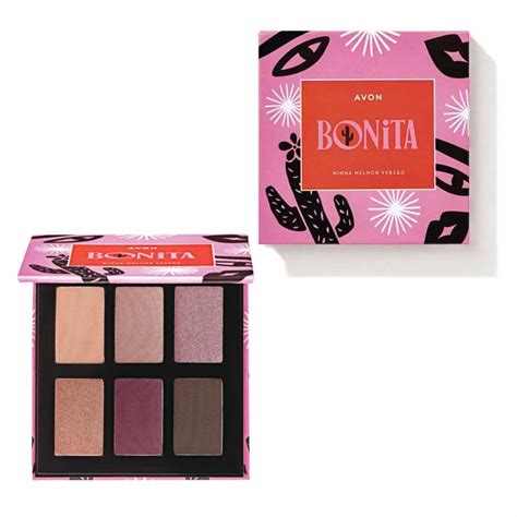 Paleta De Sombras Para Olhos Bonita 6 Cores Avon 7 2g