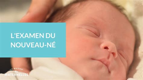 Examen Du Nouveau N En Salle De Naissance