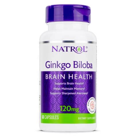 Natrol Ginkgo Biloba 120mg 60 Capsulas CorposFlex