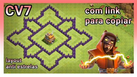 Clash Of Clans Cv7 O Melhor Layout Anti Estrelas TH7 Base Anti