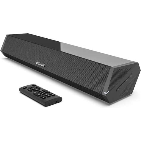 BESTISAN 16 in. 2.0 Channel Small Soundbar for TV, Sound Bar with ...