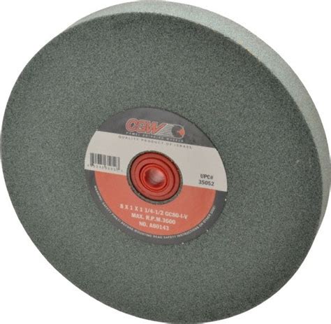 Cgw Abrasives 80 Grit Silicon Carbide Bench And Pedestal Grinding Wheel 8 Diam X 1 Hole X 1