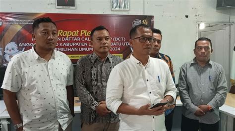 Besok KPU Labura Umumkan 330 DCT Calon Anggota DPRD Wahana News Sumut