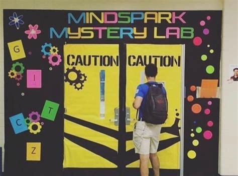 Boosterathon Mindspark Mystery Lab Doors Science Room School Fun Science Classroom