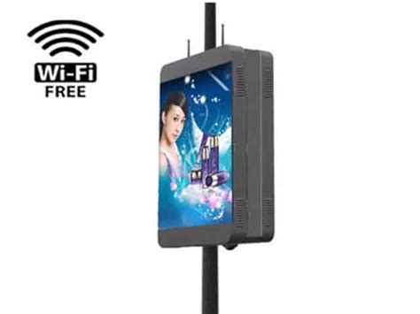 Waterproof Outdoor Street Advertising Light Pole LED Display LED