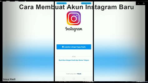 Cara Membuat Instagram Baru Net Mmc