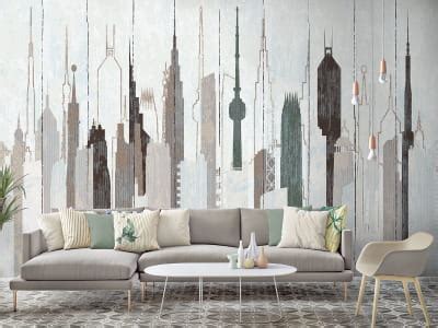 Фотообои Город на стену, купить фотообои город в интернет-магазине WallArt®