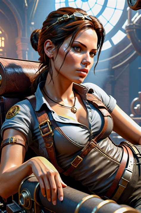 Steampunk Lara Croft By Cathrynedelamort On Deviantart