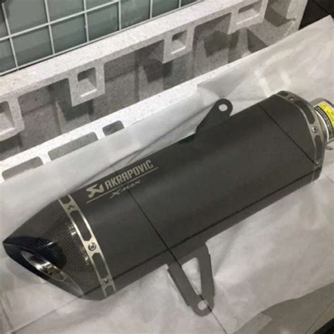 Promo Original Akrapovic Black Muffler Yamaha Xmax 250 300 Diskon 23