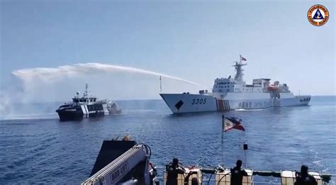 China Coast Guard Defends Use Of Water Cannons Vs Ph Vessels In Wps