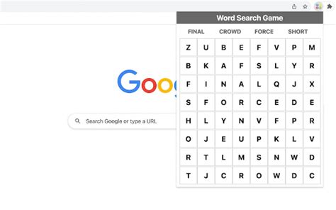 Word Search Game for Google Chrome - Extension Download