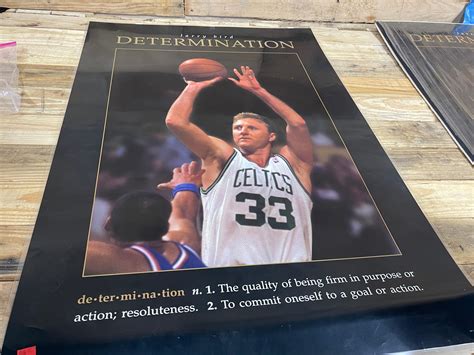 lot large larry bird poster