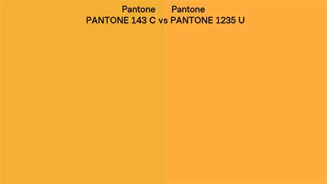 Pantone C Vs Pantone U Side By Side Comparison