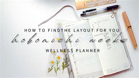 Plan With Me Flip Through Hobonichi Weeks Wellness Planner How To