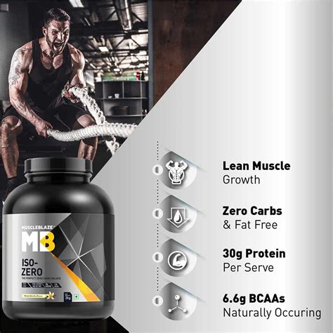 Muscleblaze Iso Zero Whey Protein Isolate Dutch Vanilla Kg Lb